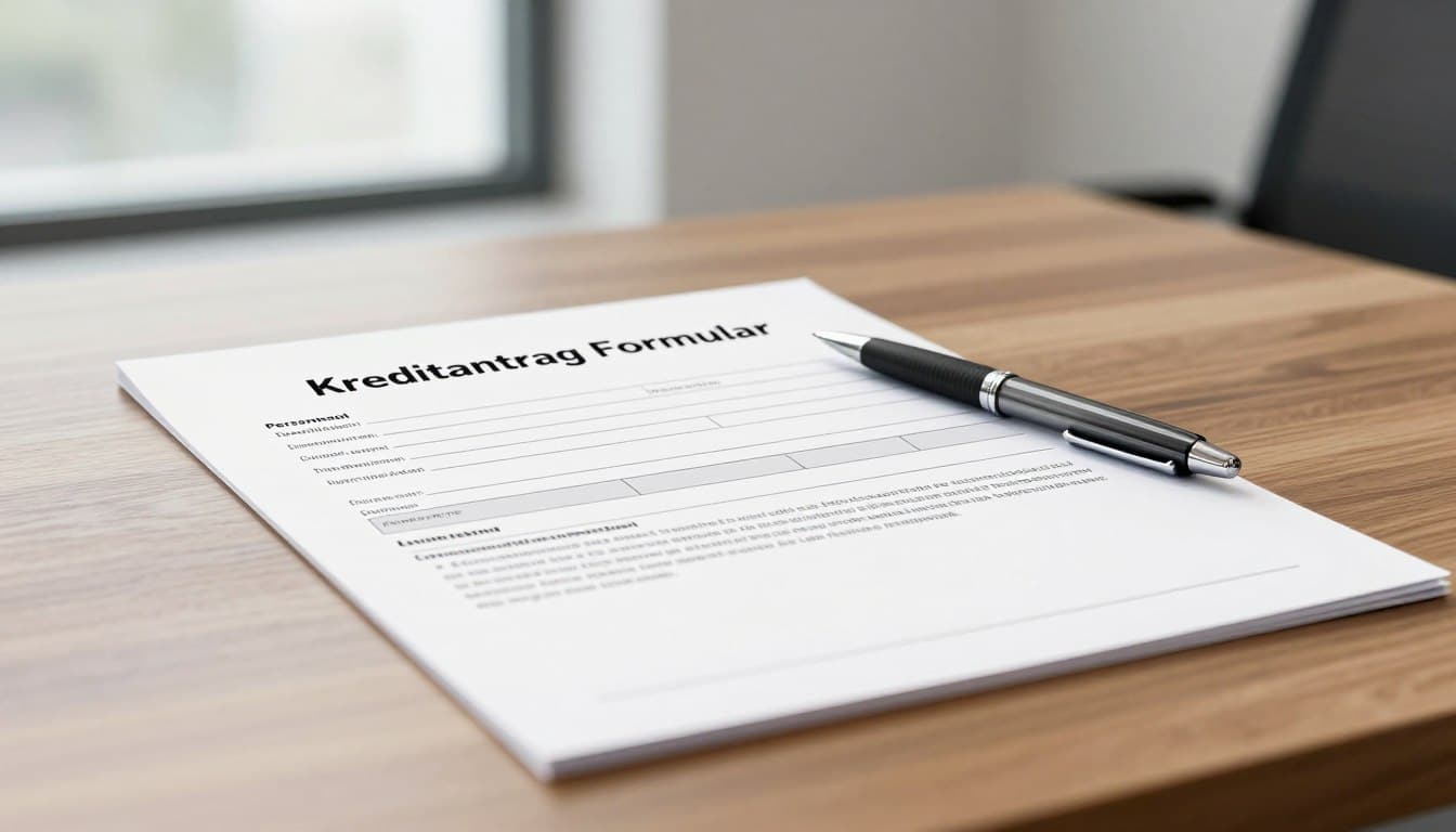 Kredit online beantragen Formular (Kreditantrag)